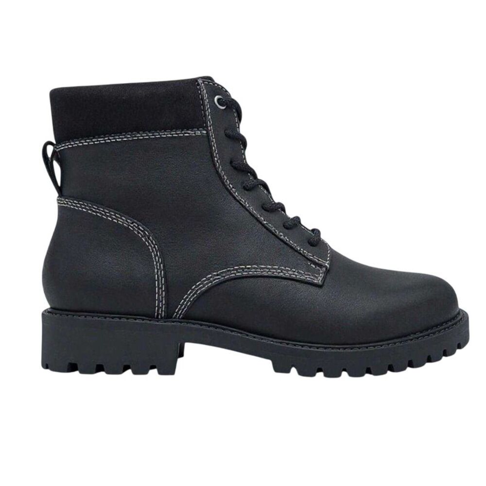 Firetrap Mens Rascart Leather Boots / Black